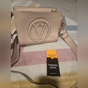 Mario Valentino Kiki Rockstud Leather Handbag